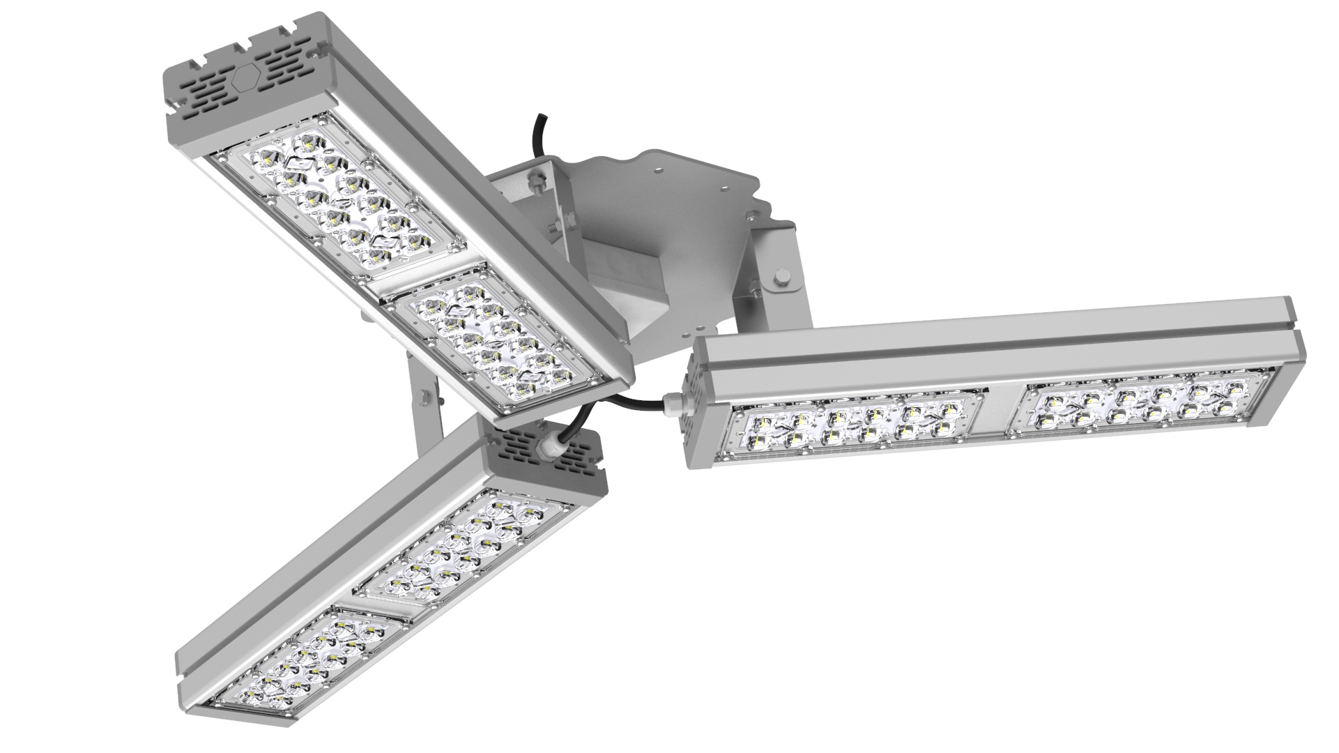 Светильник подвесной Ромашка High-Bay SVT-P-FLOWER-159Вт-27 (с защитой от 380В, трос)