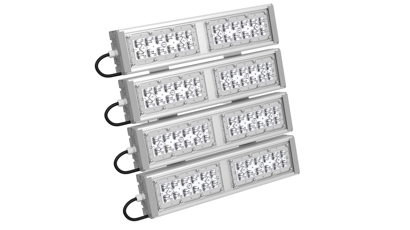 Промышленный прожектор Модуль SVT-STR-M-53Вт-30x120-QUATTRO (с защитой от 380)